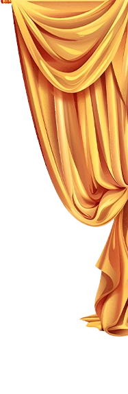gold curtain right
